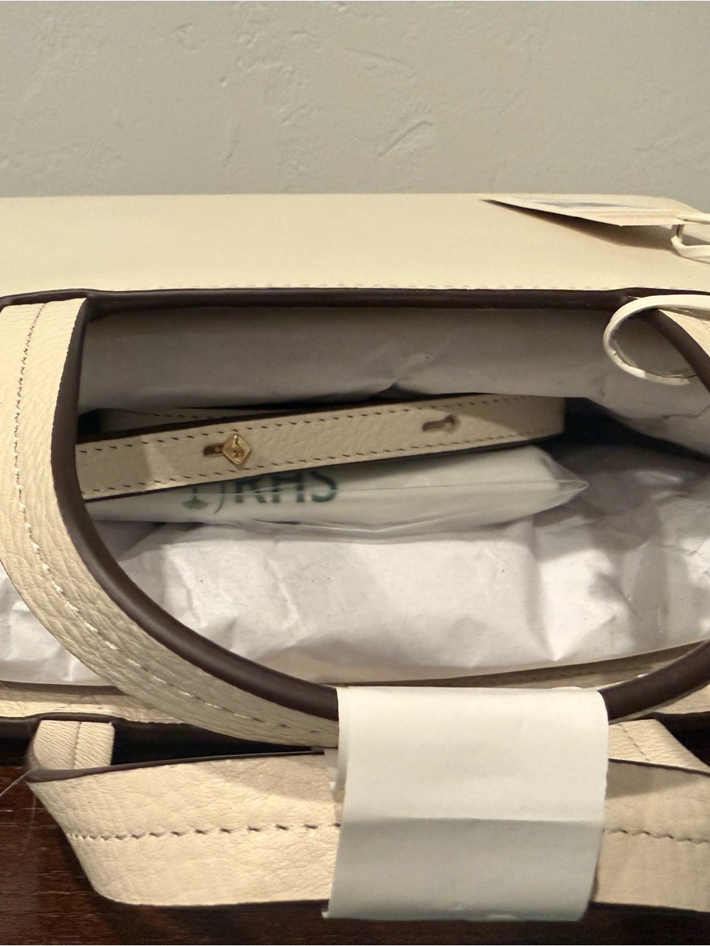 NWT RADLEY LONDON RHS 2026 ziptop Floral Applique Top-Handle sachel, salt. - Picture 5 of 7